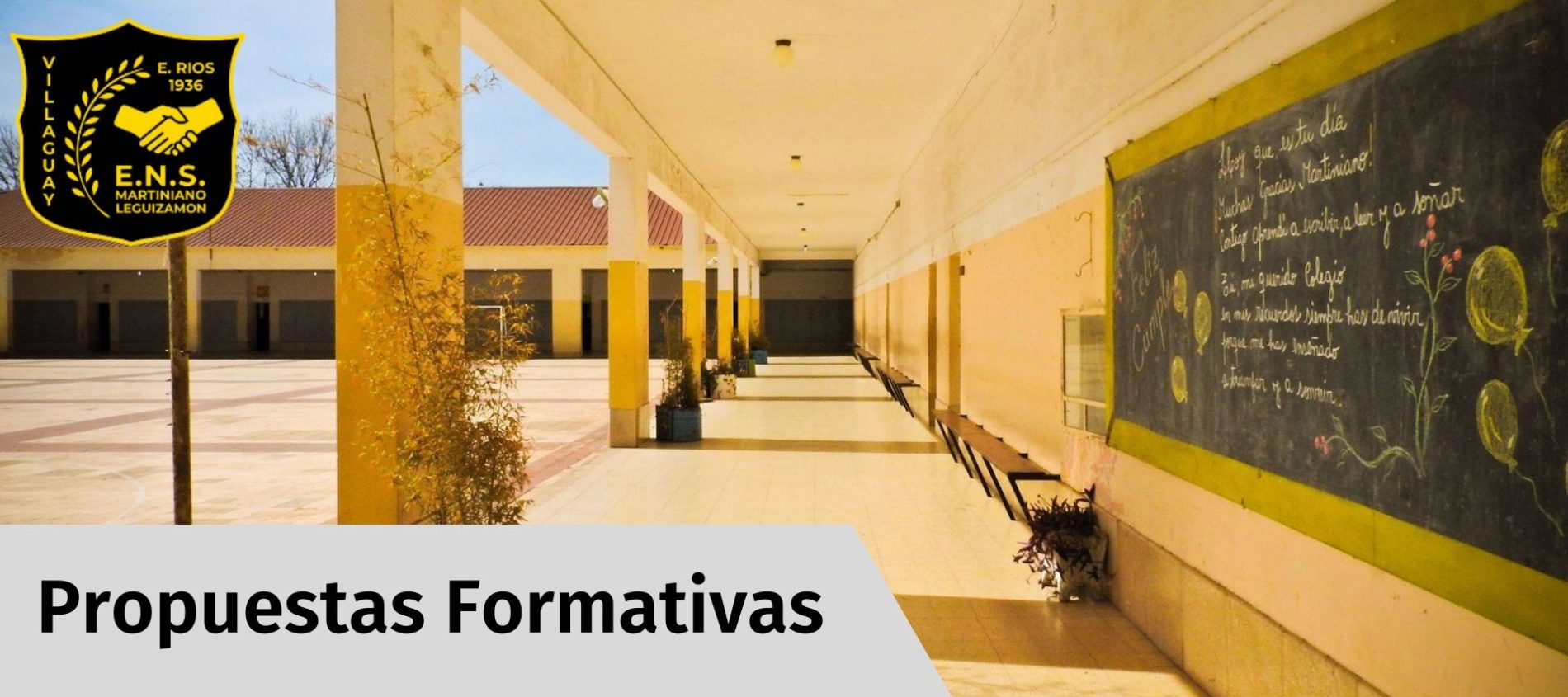 Propuestas Formativas ESCUELA NORMAL SUPERIOR MARTINIANO LEGUIZAMÓN