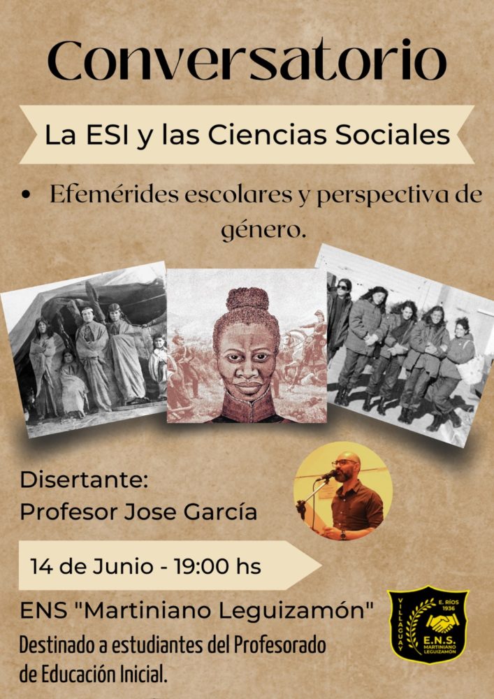 Ciclo De Conversatorios La Esi Y Las Ciencias Sociales Escuela