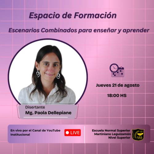 Espacio de Formación Escenarios combinados para enseñar y aprender