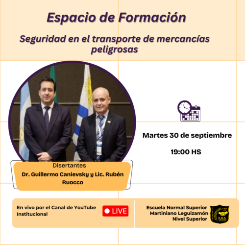 Espacio de Formación Seguridad en el transporte de mercancías peligrosas