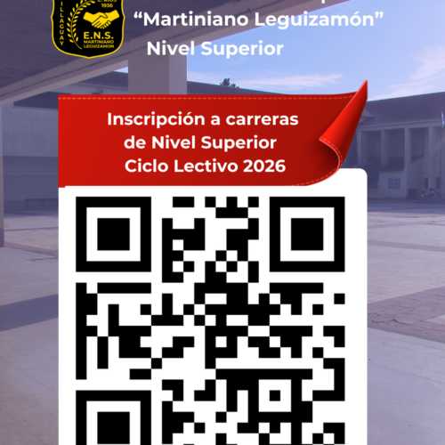 Inscripción a carreras de Nivel Superior para el Ciclo Lectivo 2026