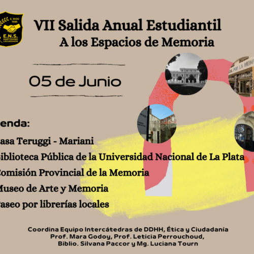 VII Salida Anual Estudiantil a los Espacios de Memoria