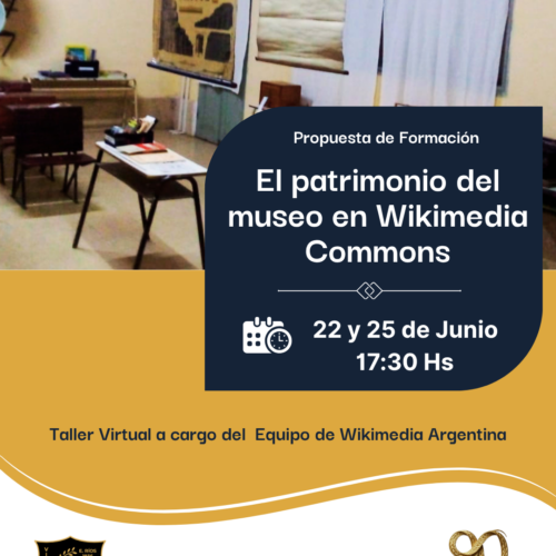Propuesta de Formación “El Patrimonio del Museo en Wikimedia Commons”