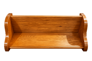 Sujetalibros de sobremesa (book trough)