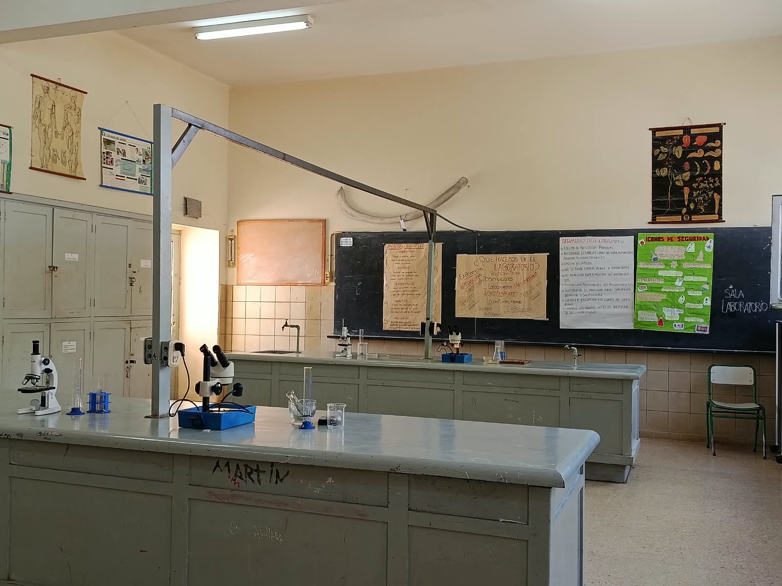 Vista general del laboratorio